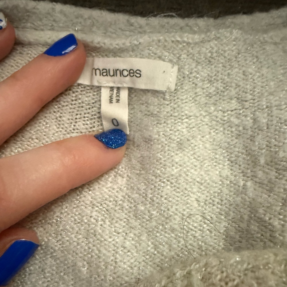 Maurices Cream Knit Women's Sweater